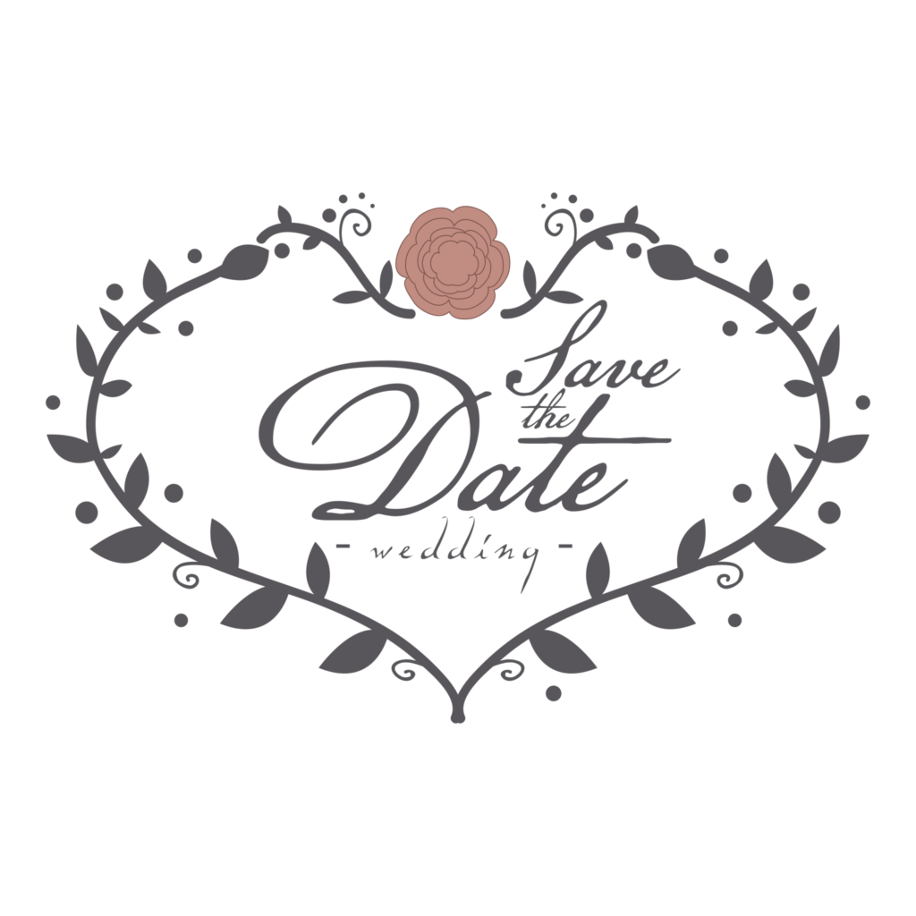 Save The Date Overlay Text Elements Free Download